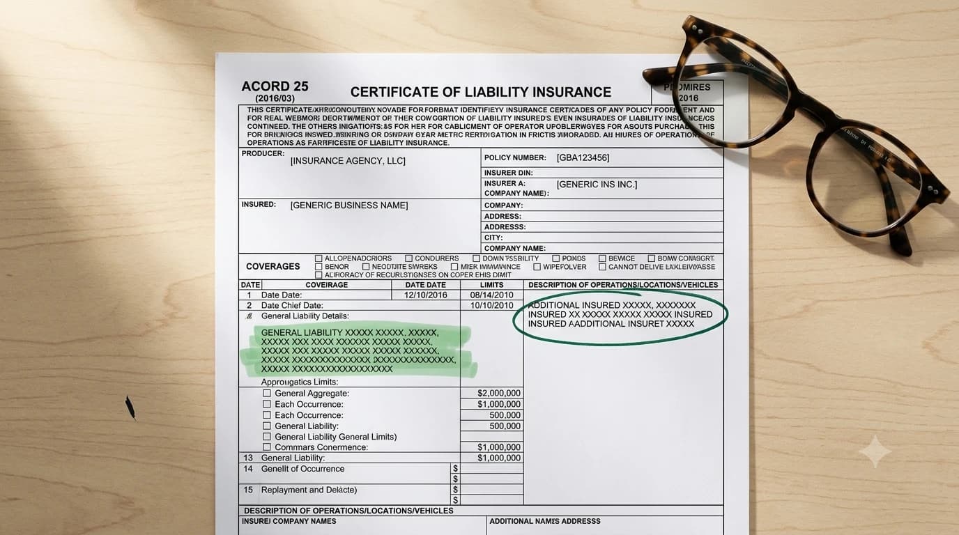 Certificate Holder vs. Additional Insured: The Difference That Matters