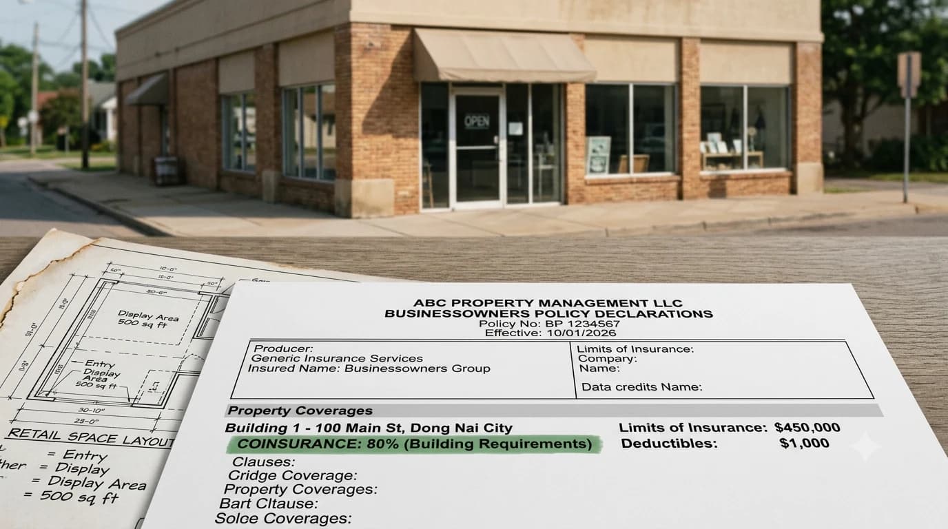 Commercial Property Coinsurance Penalty: How Underinsurance Can Reduce a Partial-Loss Payment